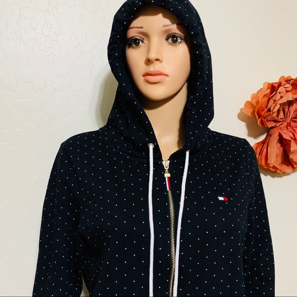 tommy hilfiger all over print hoodie